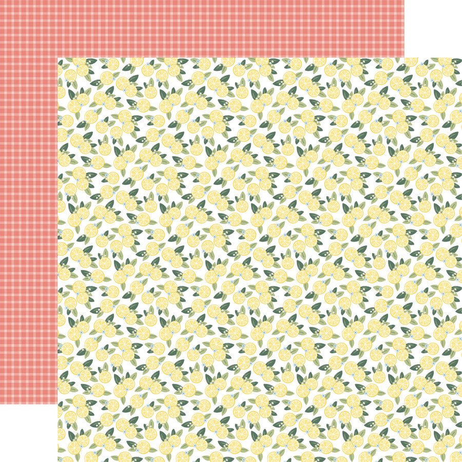 Lemonade: Let's Make Lemonade 12x12 Patterned Paper