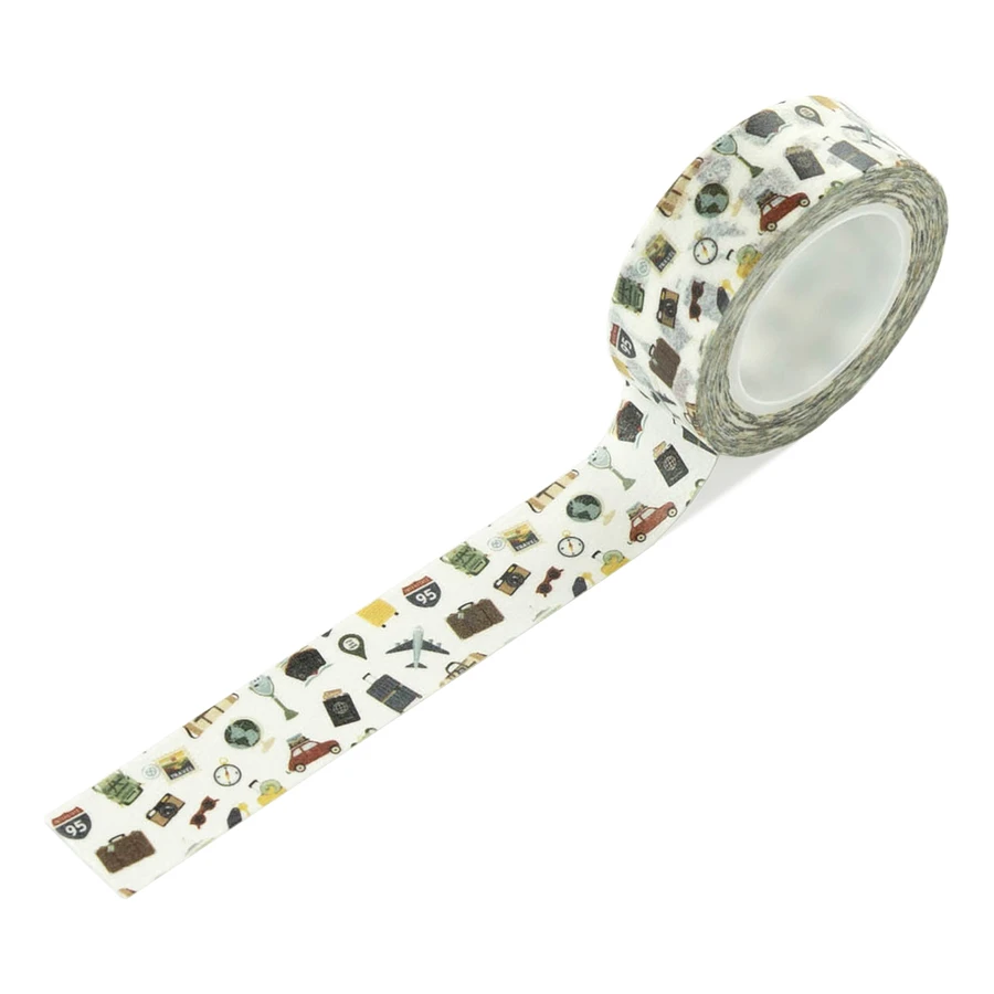 It's Time To Travel: Travel Day Icons Washi Tape