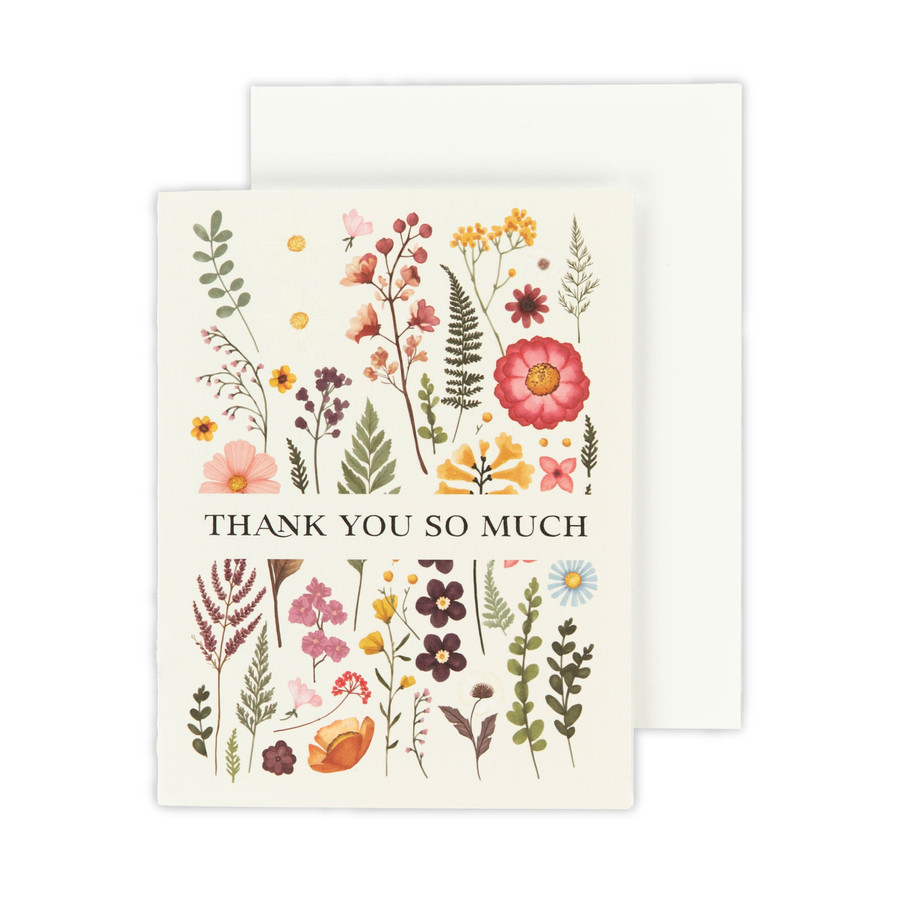 Thank You So Much Greeting Card