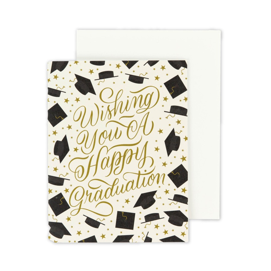 Wishing You A Happy Graduation Greeting Card