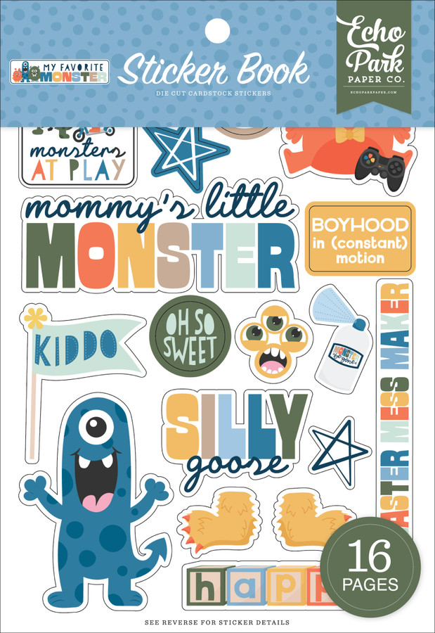 My Favorite Monster Sticker Book