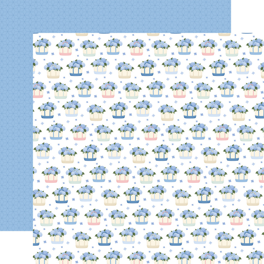 Flower Shoppe: Bag Full Of Flowers 12x12 Patterned Paper