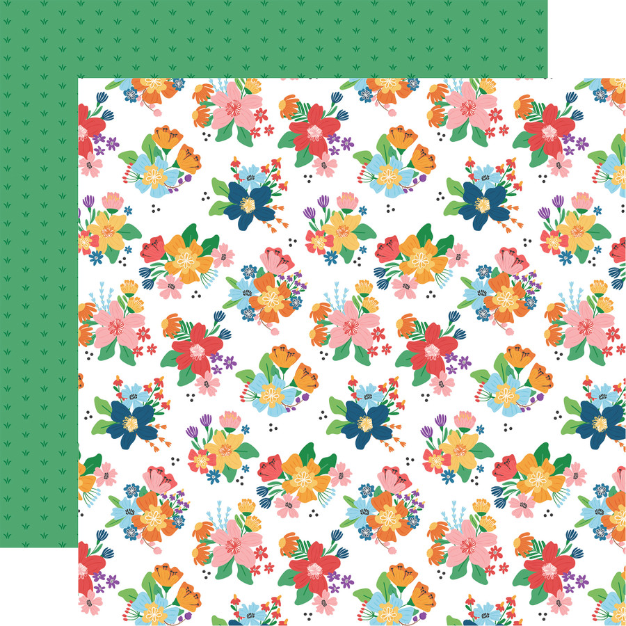 Freshly Picked: Just Picked Florals 12x12 Patterned Paper