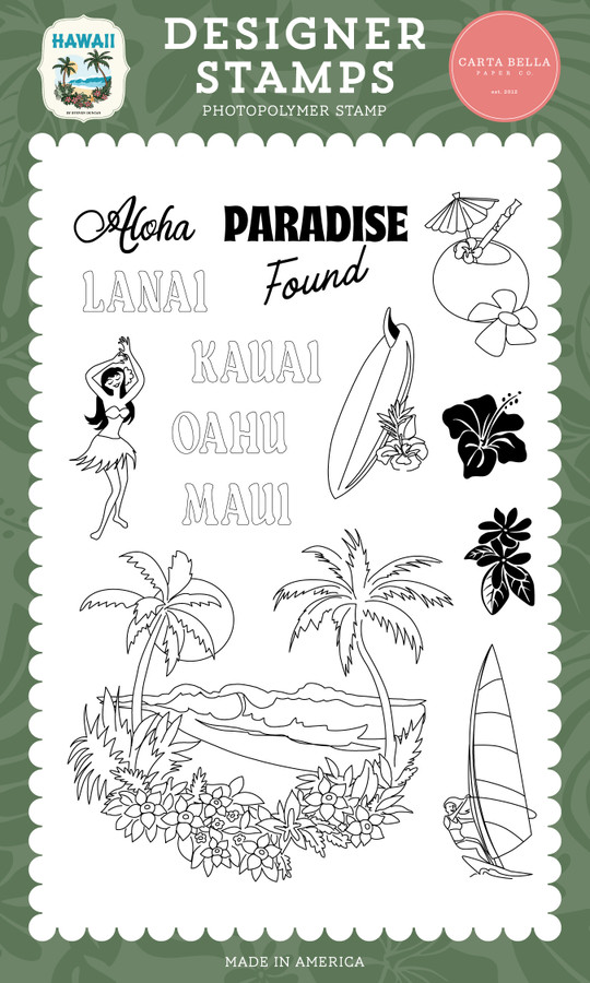 Hawaii: Paradise Cities Stamp Set
