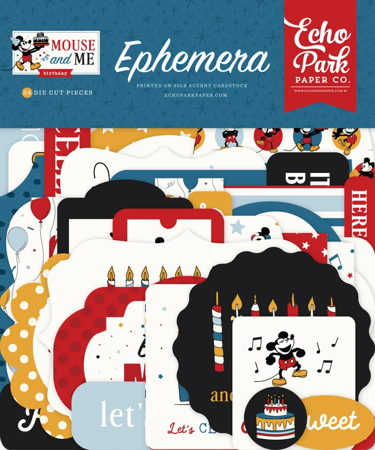 Mouse And Me Birthday Ephemera