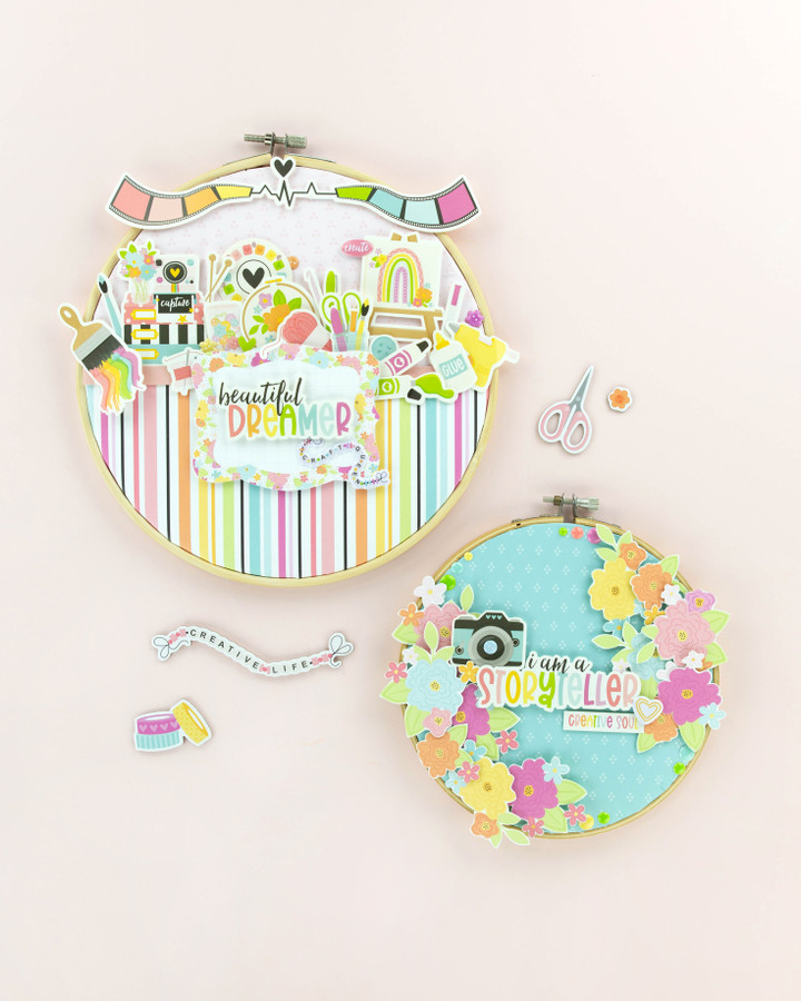 Craft Room Embroidery Hoop Digital Instructions