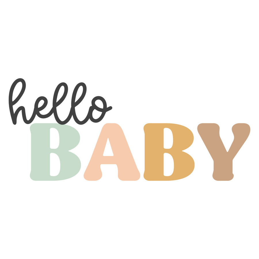 Hello Baby SVG Cut File