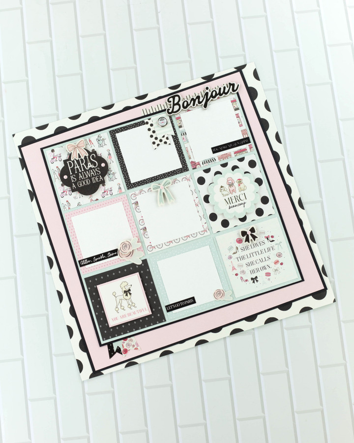 French Girl Layout Digital Instructions