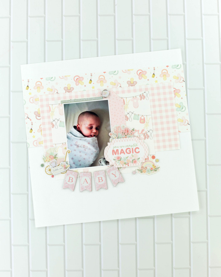 Little Lullabies Baby Layout Digital Instructions
