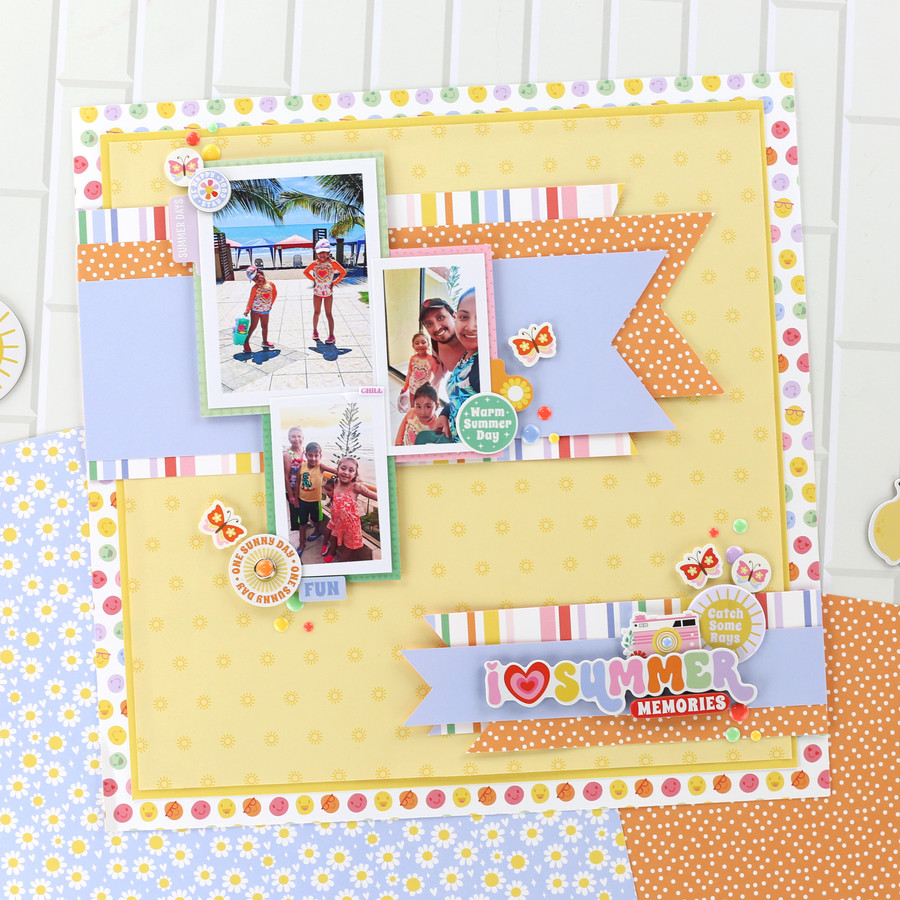 Our Groovy Summer Layout Digital Instructions