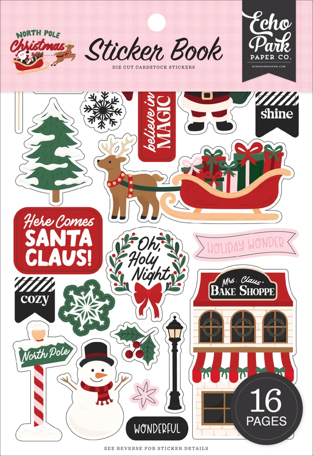 North Pole Christmas Sticker Book