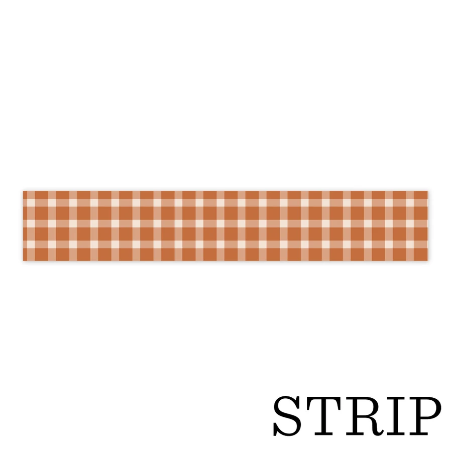 Feels Like Fall: Autumn Gingham Washi Tape