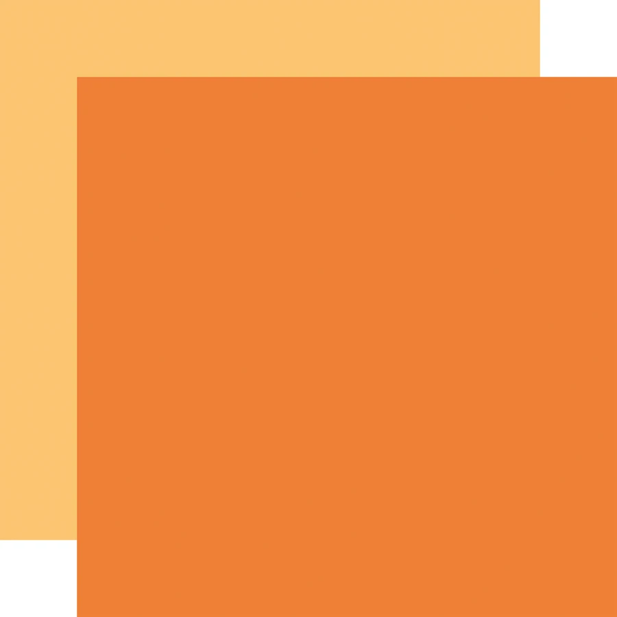 Halloween Parade: Orange / Yellow 12x12 Coordinating Solid Paper