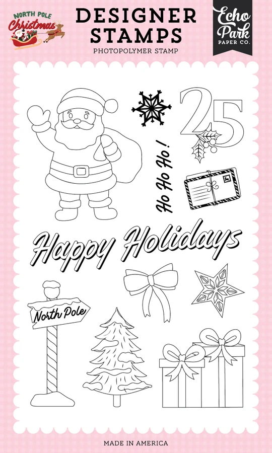 North Pole Christmas: North Pole Sign Stamp Set