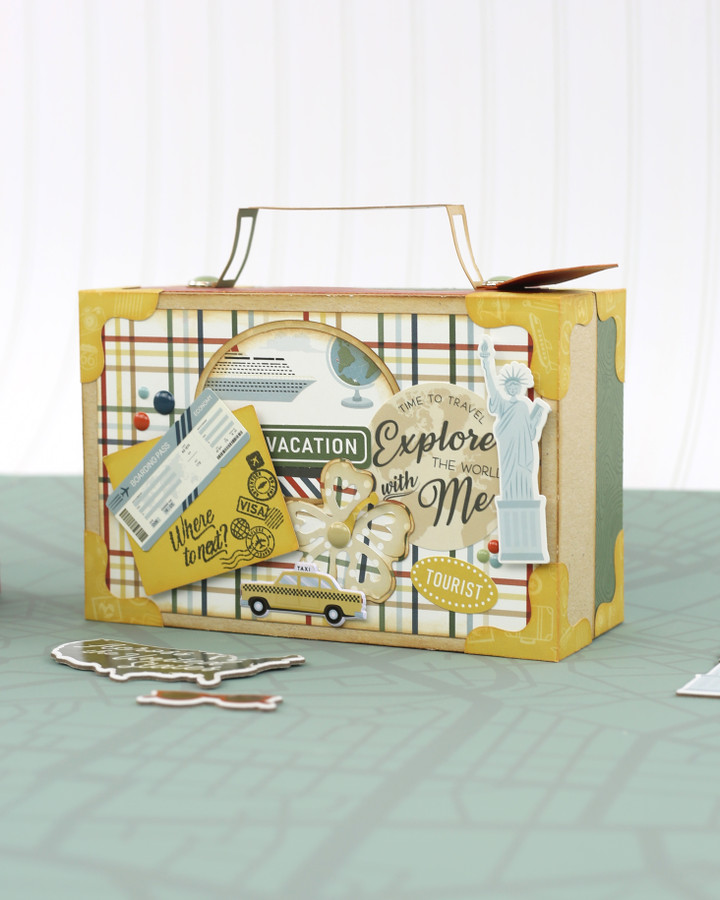 It's Time To Travel 3D Suitcases Digital Instructions
