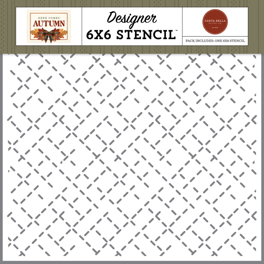 Here Comes Autumn: Thankful Stitches Stencil