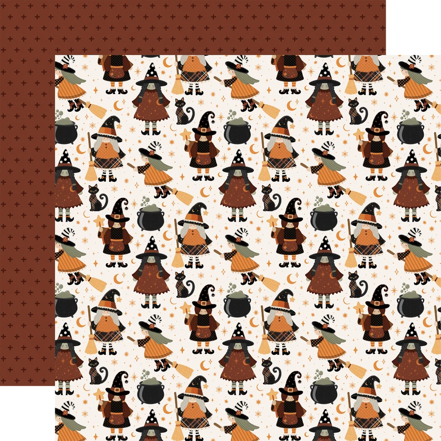 Handmade Halloween: Witches Night Out 12x12 Patterned Paper