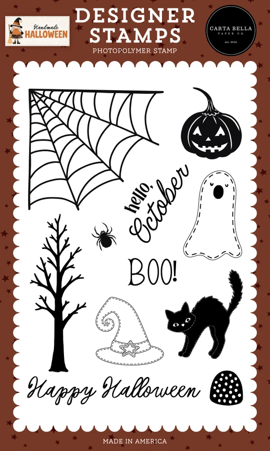 Handmade Halloween: Corner Spider Web Stamp Set