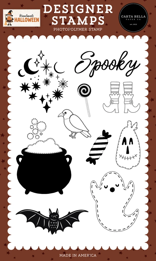 Handmade Halloween: Spooky Sparkles Stamp Set