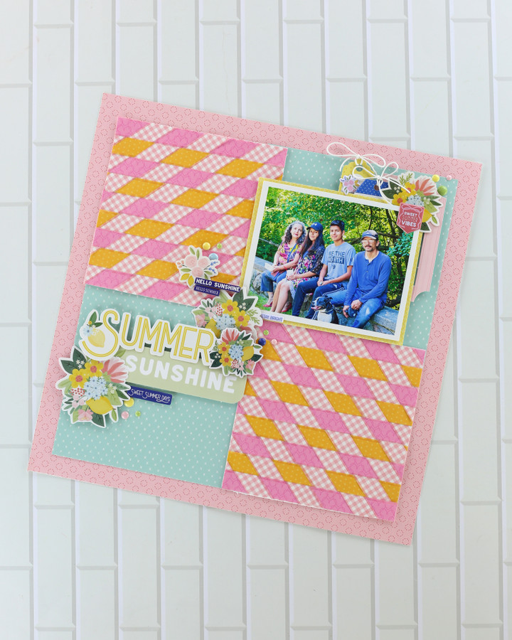 Lemonade Washi Tape Layout Digital Instructions