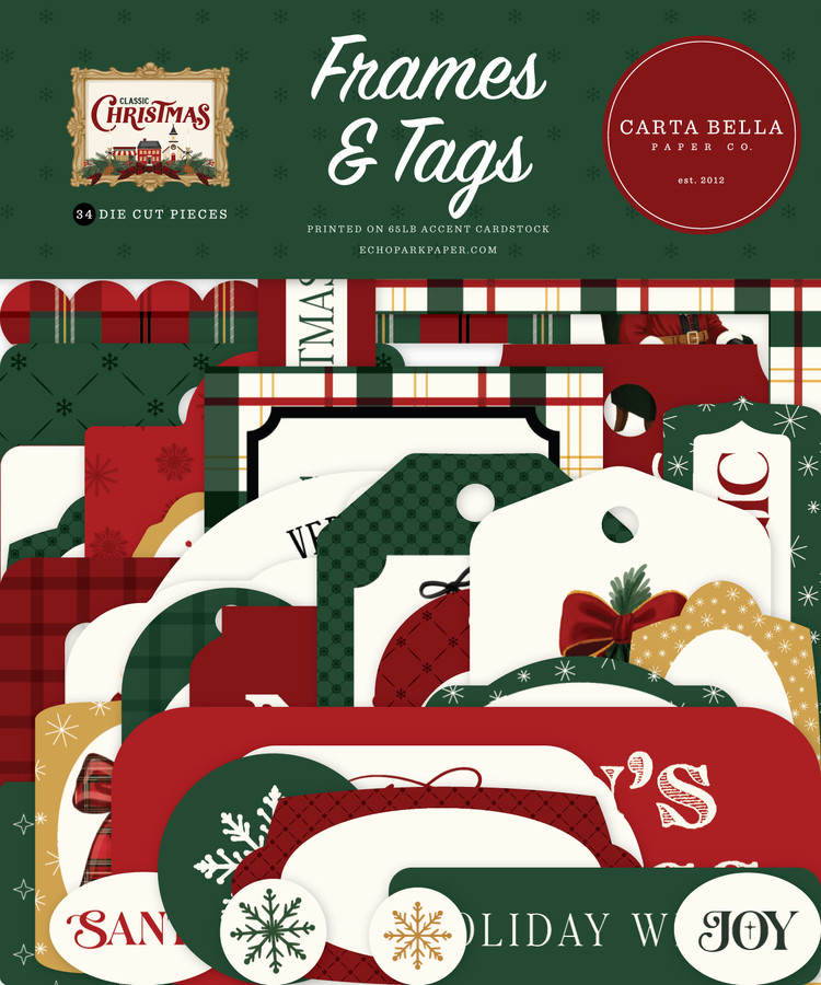Classic Christmas Frames & Tags