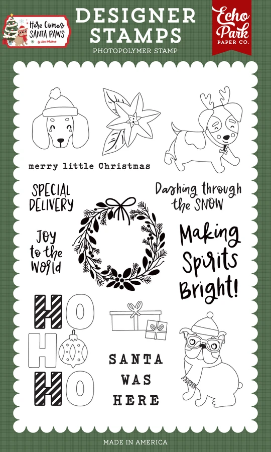 Here Comes Santa Paws: Merry Little Christmas Stamp Set