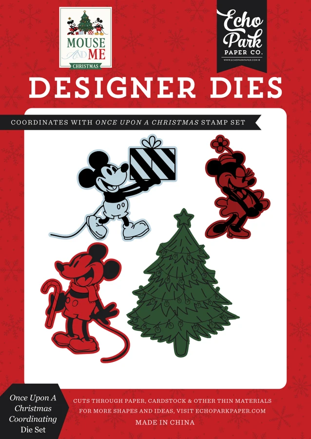 Mouse And Me Christmas: Once Upon A Christmas Coordinating Medium Die Set