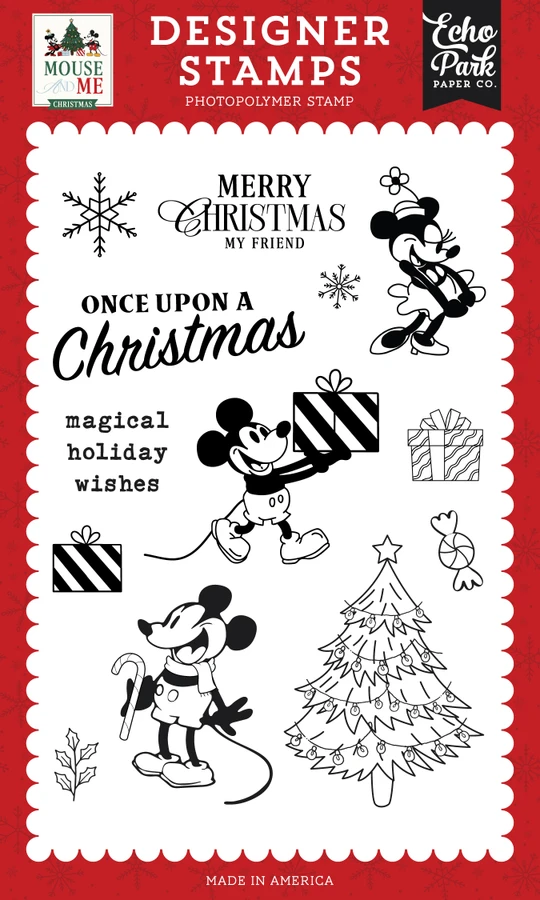 Mouse And Me Christmas: Once Upon A Christmas Stamp Set