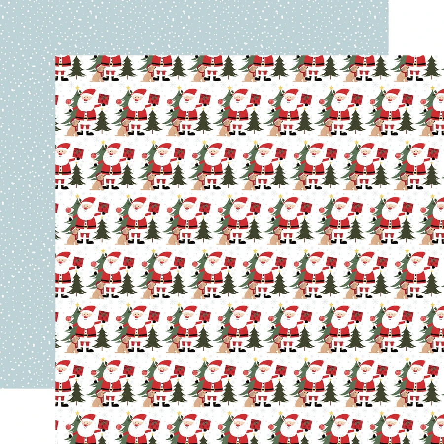 Here Comes Santa Paws: Santa's Best Friend 12x12 Patterned Paper
