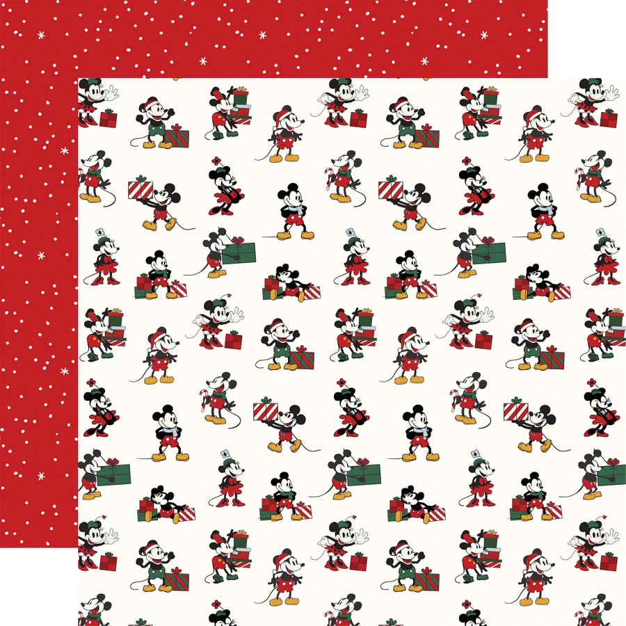 Mouse And Me Christmas: Present Pals 12x12 Patterned Paper