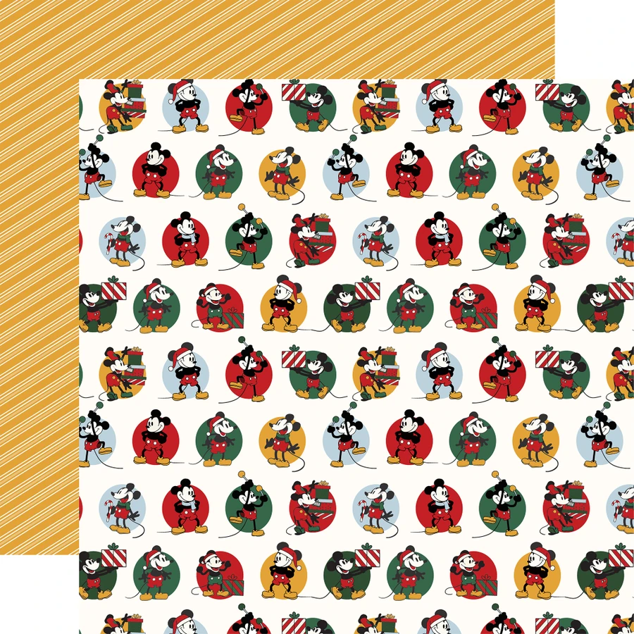 Mouse And Me Christmas: Christmas Days 12x12 Patterned Paper