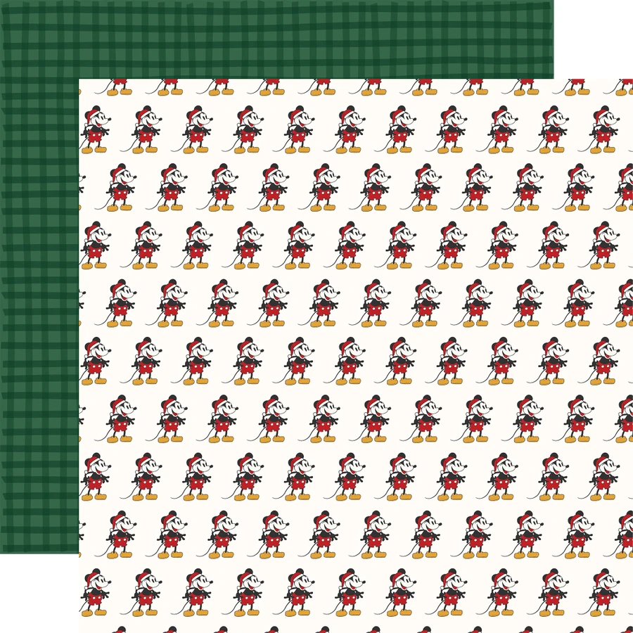 Mouse And Me Christmas: Santa Mouse 12x12 Patterned Paper