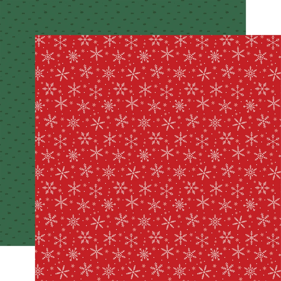 Mouse And Me Christmas: Sweet Snowflakes 12x12 Patterned Paper