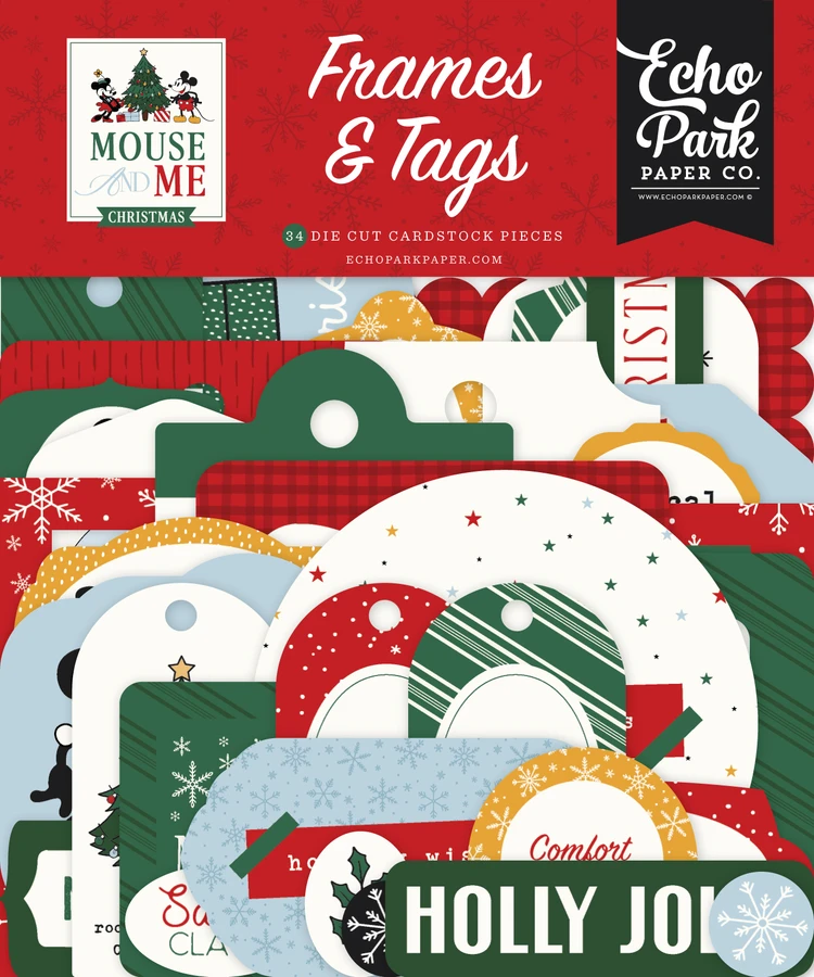 Mouse And Me Christmas Frames & Tags
