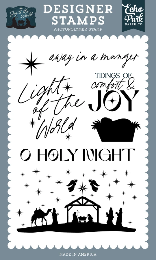 Joy To The World: Light Of The World Stamp Set