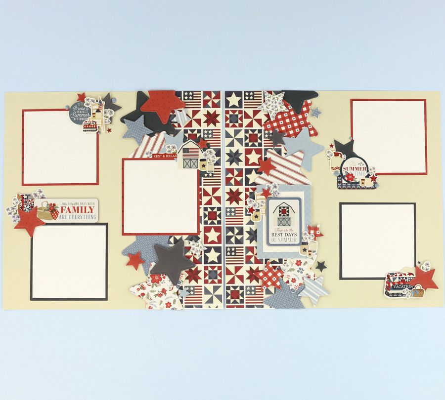 Americana Summer Double Layout Digital Instructions