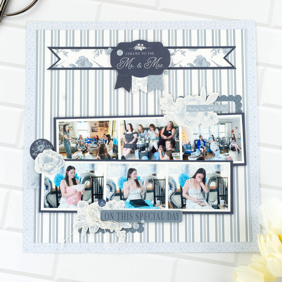 Save The Date Photo Heavy Layout Digital Instructions