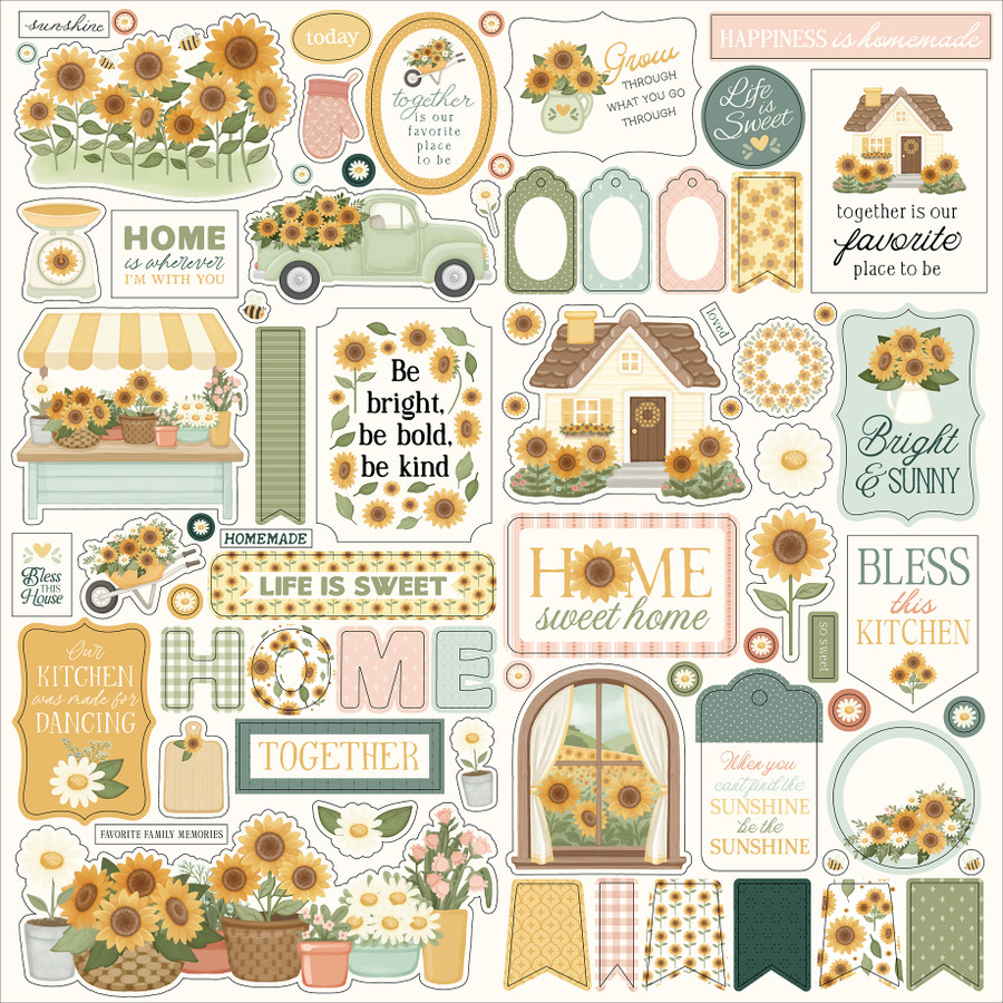 Home Sweet Home Element Sticker