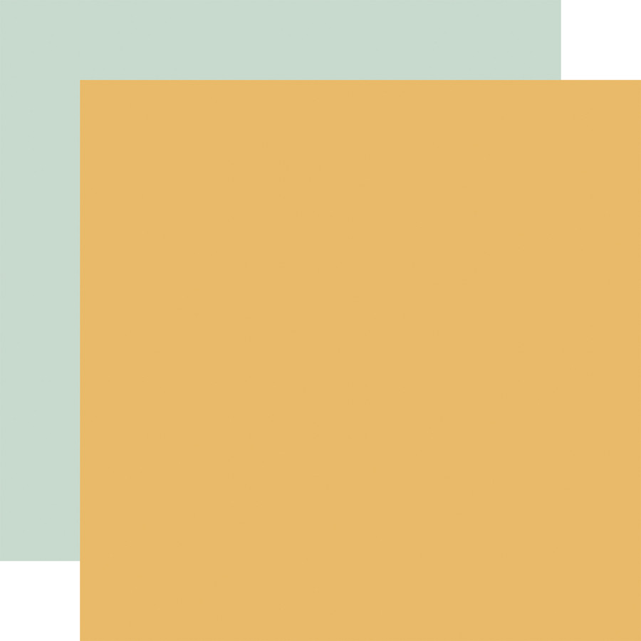 Home Sweet Home: Yellow / Lt. Teal 12x12 Coordinating Solid Paper