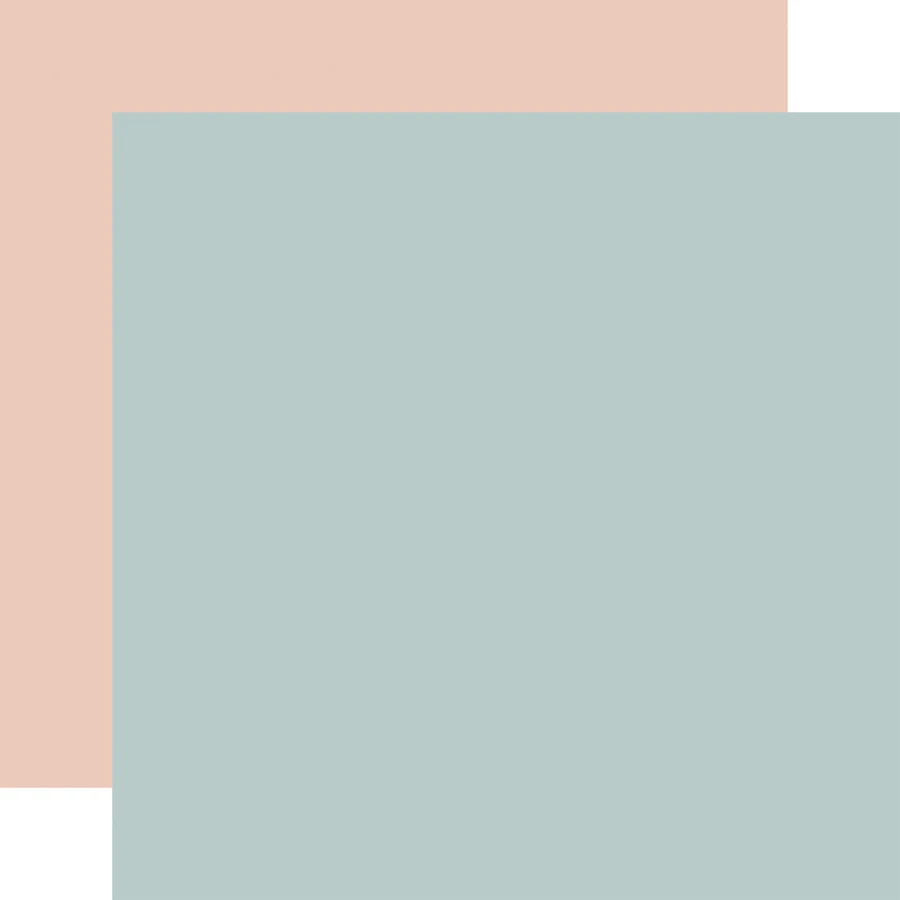 Silly Goose Winter: Blue / Pink 12x12 Coordinating Solid Paper