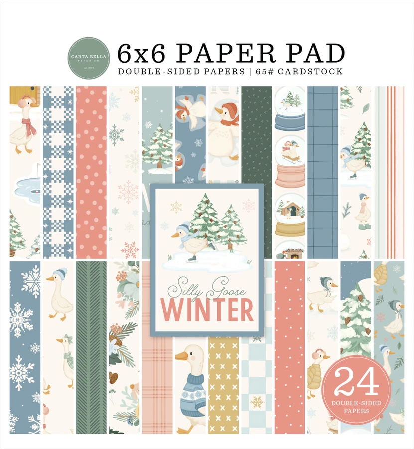 Silly Goose Winter 6x6 Paper Pad