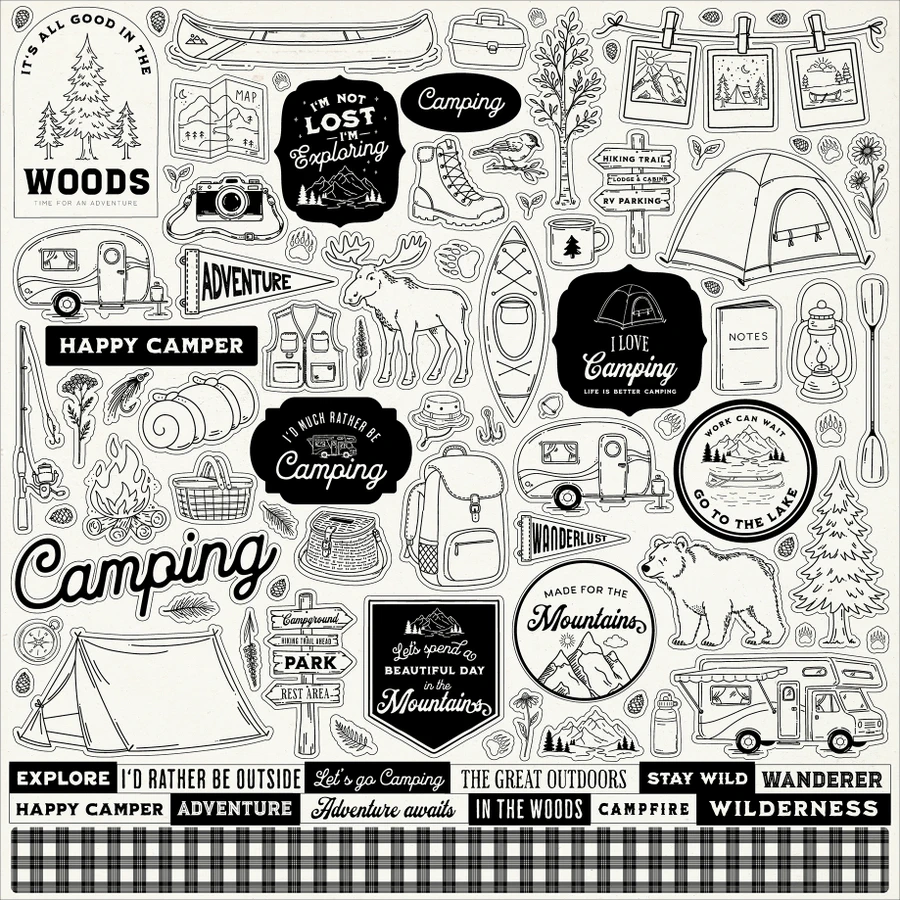 Great Outdoors Element Sticker
