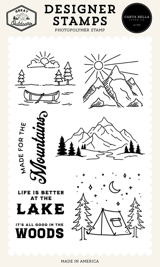 Great Outdoors: Made For The Mountains Stamp Set
