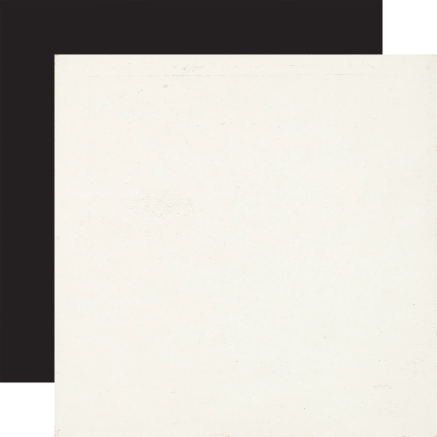 Great Outdoors: Cream / Black 12x12 Coordinating Solid Paper