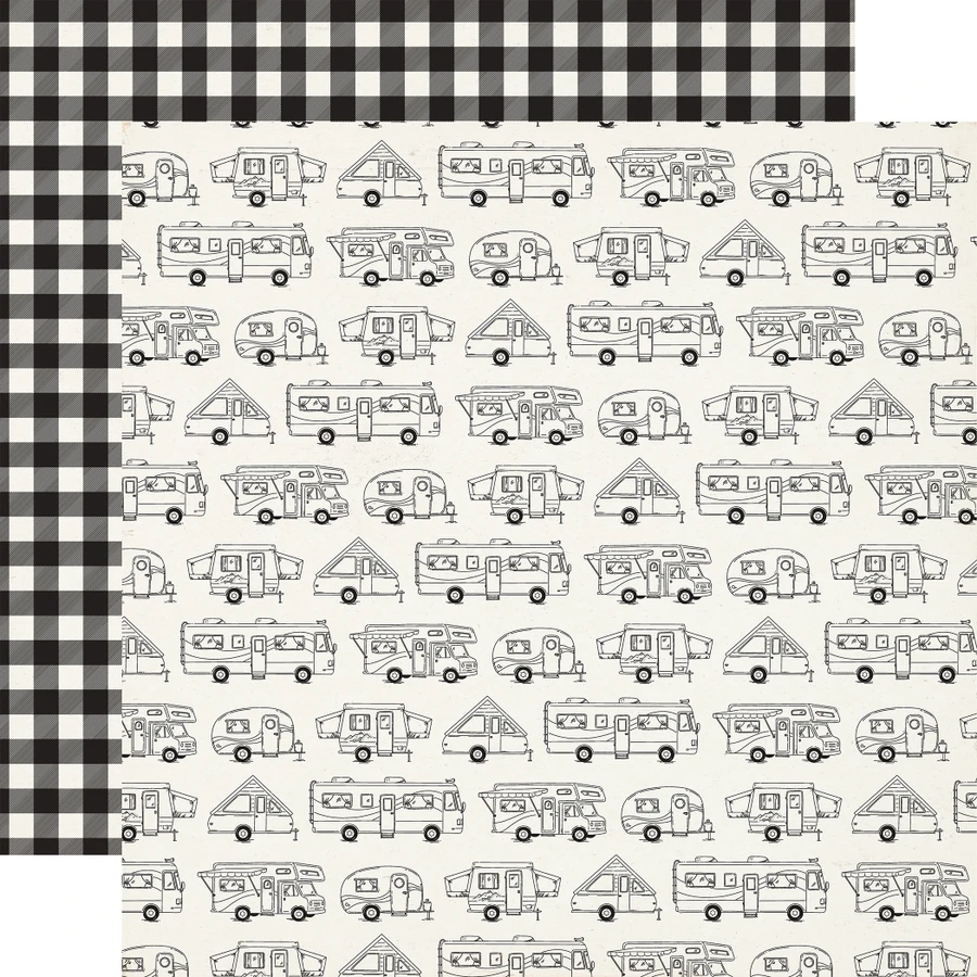 Great Outdoors: Camper Life 12x12 Patterned Paper