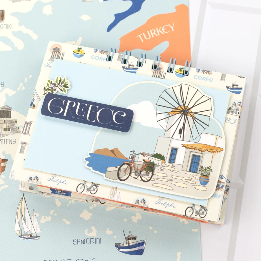 Greece Mini Album Digital Instructions