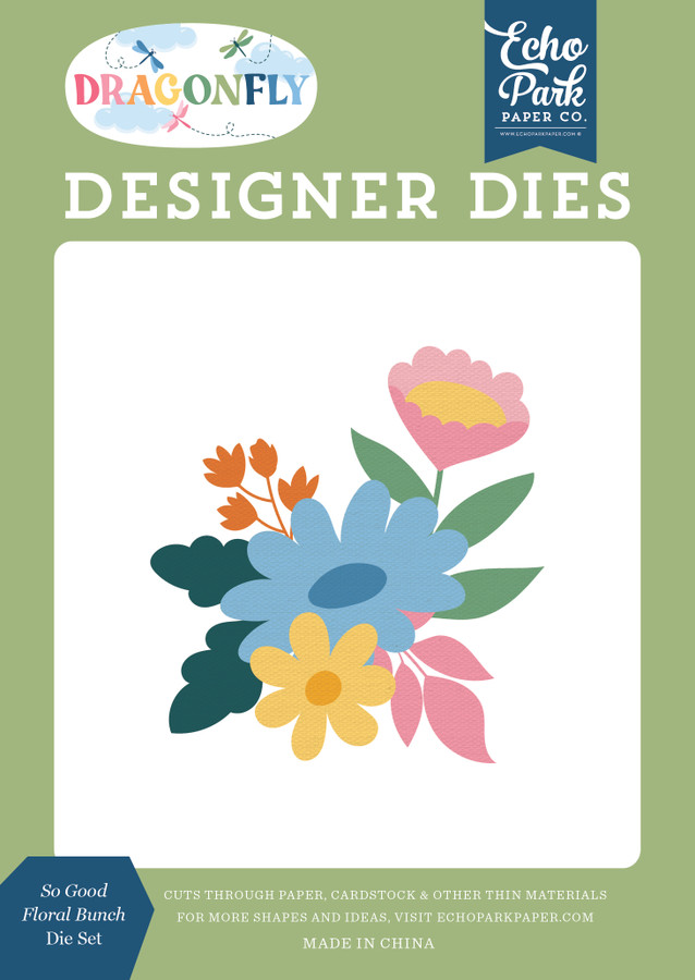 Dragonfly: So Good Floral Bunch Medium Die Set