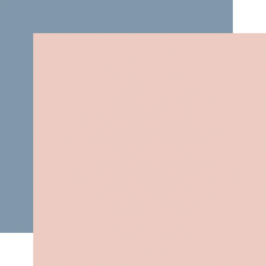 Welcome Home: Pink / Blue 12x12 Coordinating Solid Paper