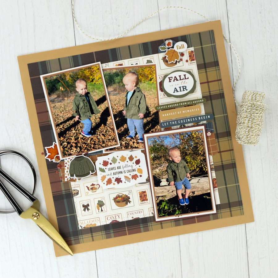 Here Comes Autumn Layout Digital Instructions