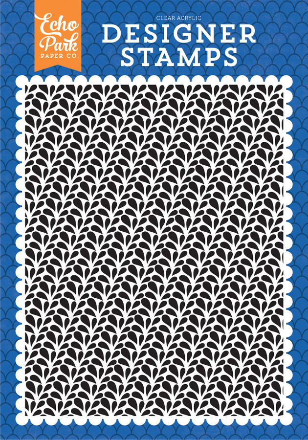 Under The Sea: Splash A2 Background Stamp